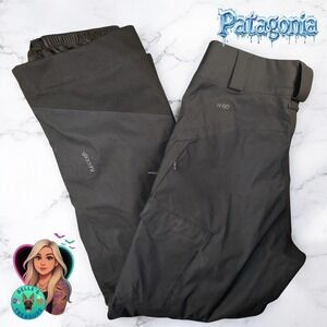 Patagonia Men's XXL H2No‎ Ski Snowboard Pants RECCO Waterproof Insulated Black